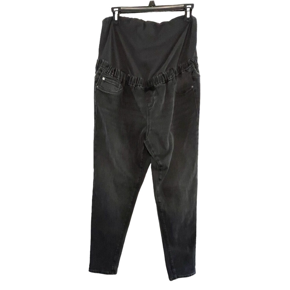 Urban Bliss NWT Women's Maternity‎ Black Over Bump Elastic Waist Jeans Size 10